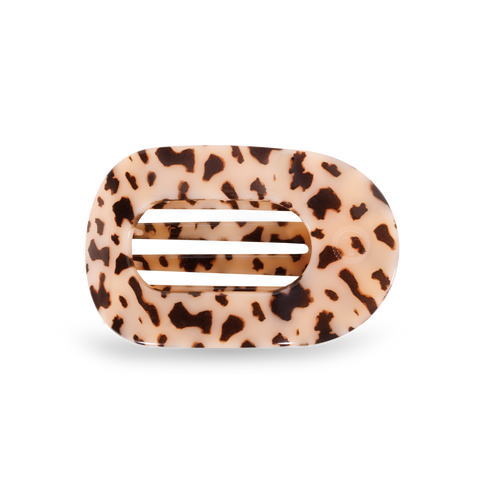Round Flat Hair Clip | Medium | Blonde Tortoise TELETIES