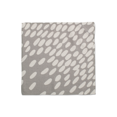 Spotted Grey Dishcloth Set Geometry