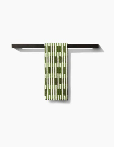 Clover Stripe Tea Towel - Treehouse Gift & Home - Onalaska Wisconsin