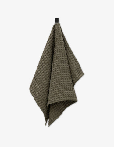 Forest Waffle Hand Towel Geometry