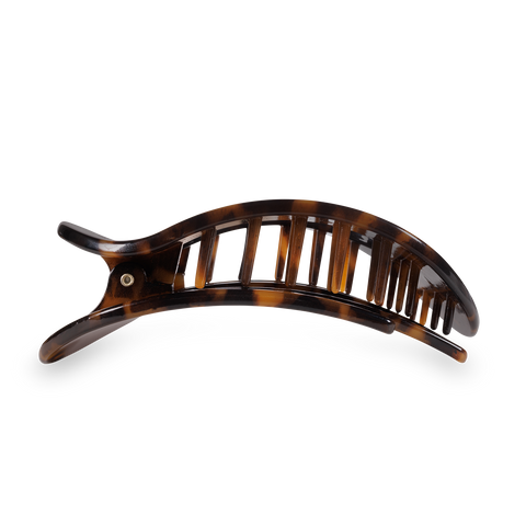 Round Flat Hair Clip | Large | Tortoise TELETIES