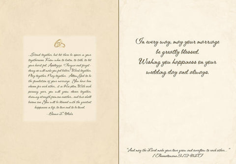 I Do Greeting Wedding Scripture Card Legacy