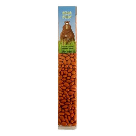 Bear Poop, Orange colored Sunny Seeds in 3 oz tubes Sunflower Food Company