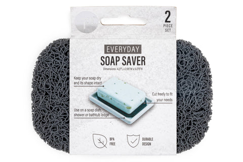 2pc Soap Savers - Pewter Core Home