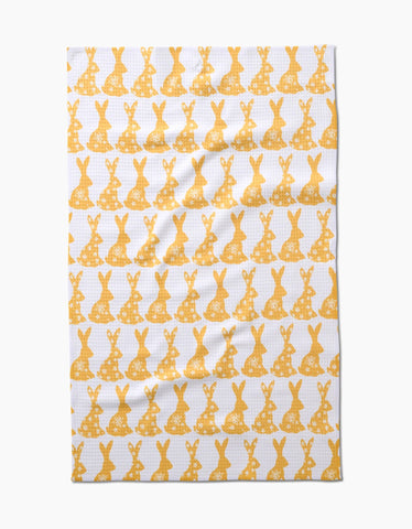 Floral Spring Bunny Luxe Hand Towel - Treehouse Gift & Home - Onalaska Wisconsin