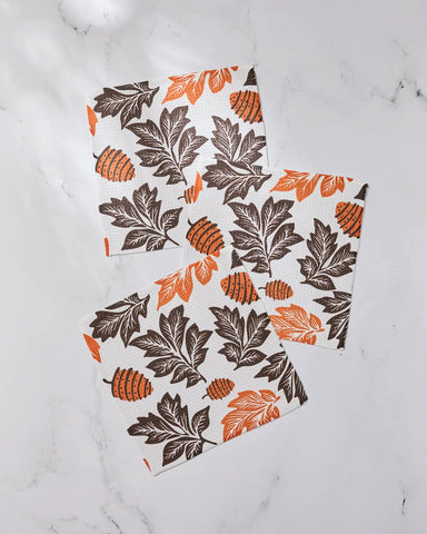 Woodland Waltz Dishcloth Set Geometry