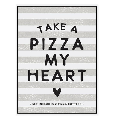 Pizza Cutter Book Box - Take a Pizza My Heart Santa Barbara Design Studio by Creative Brands