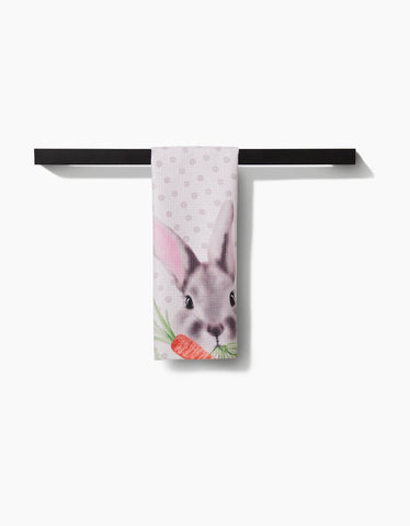 Polka Dot Bunny Tea Towel - Treehouse Gift & Home - Onalaska Wisconsin