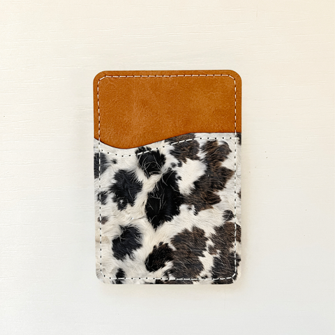 Cowhide Leather Card Holder (14 Options): 2 Olivia + Rose
