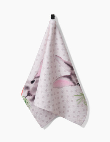 Polka Dot Bunny Tea Towel - Treehouse Gift & Home - Onalaska Wisconsin