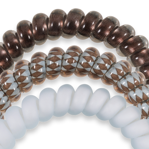 Spiral Hair Coils | Small | Truly Taupe Hair Ties TELETIES