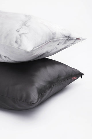 Satin Pillowcase - Charcoal KITSCH