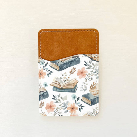 Bookish Florals Leather Card Holder (15 Options): 6 Olivia + Rose