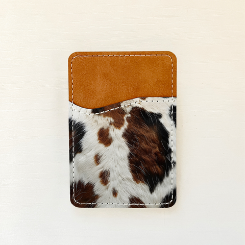 Cowhide Leather Card Holder (14 Options): 2 Olivia + Rose