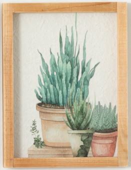 PLANT WALL ART 16"H - Treehouse Gift & Home - Onalaska Wisconsin
