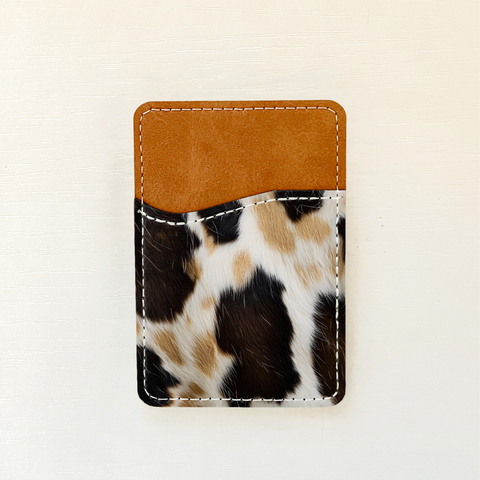 Cowhide Leather Card Holder (14 Options): 2 Olivia + Rose