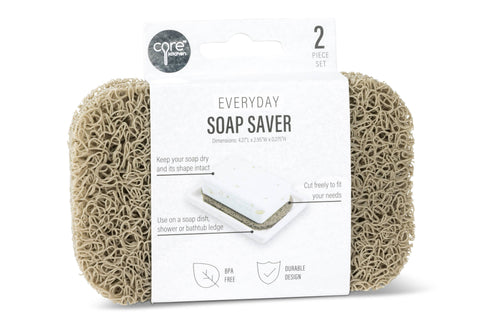 2pc Soap Savers - Mocha Core Home