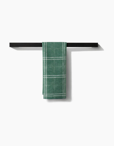 Pine Forest Plaid Tea Towel Geometry