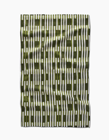 Clover Stripe Tea Towel - Treehouse Gift & Home - Onalaska Wisconsin