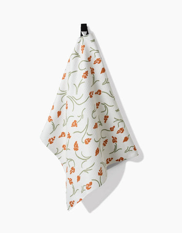 Crayon Floral Tea Towel - Treehouse Gift & Home - Onalaska Wisconsin