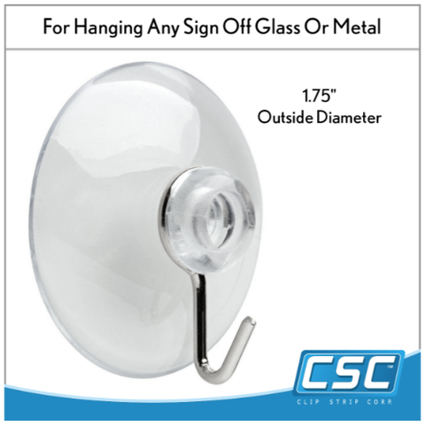 Suction Cups w/ Hook (1.74") Bridgeton Hall
