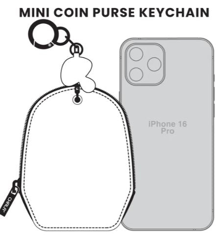 Mini Coin Purse Keychain - Gnome Chala Handbags