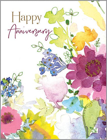 With Scripture Anniversary Greeting Card - Love Blooms - Treehouse Gift & Home - Onalaska Wisconsin