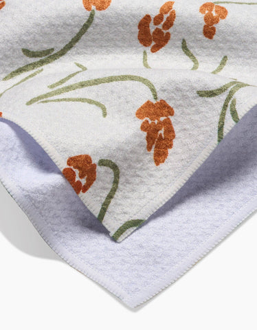 Crayon Floral Tea Towel - Treehouse Gift & Home - Onalaska Wisconsin