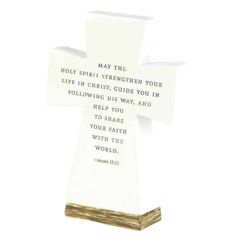 Tabletop Cross Baptized In Christ Resin Dicksons