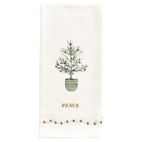 PEACE TREE DISHTOWEL Park Designs