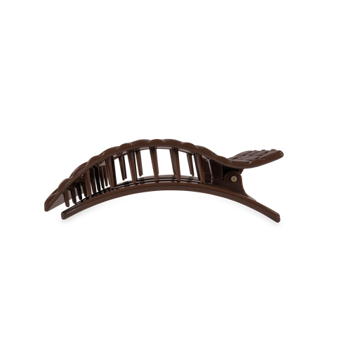 Flat Rectangle Hair Clip | Medium | Truly Taupe Quilted TELETIES