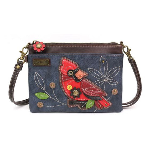 Mini Crossbody - Cardinal - navy Chala Handbags