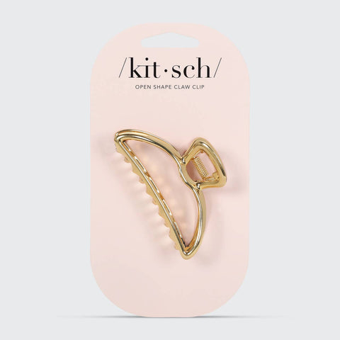 Open Shape Claw Clip - Gold KITSCH