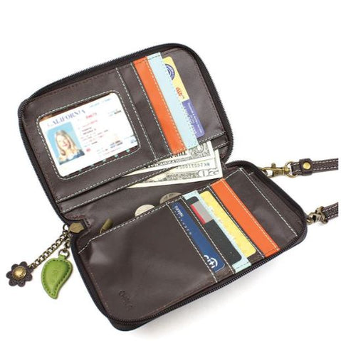 Wallet Crossbody - Dragonfly - navy Chala Handbags