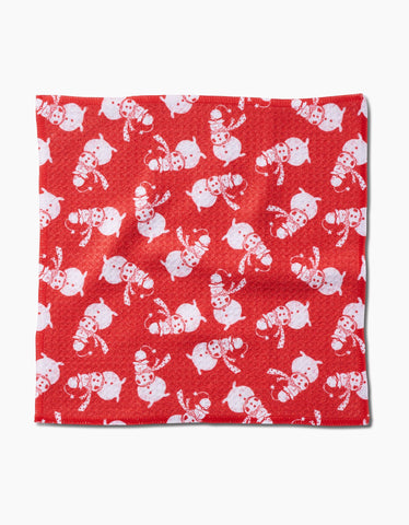 Smiley Frosty Dishcloth Set Geometry