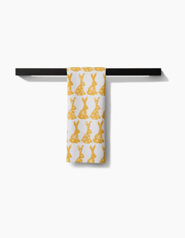 Floral Spring Bunny Luxe Hand Towel - Treehouse Gift & Home - Onalaska Wisconsin