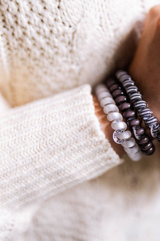 Spiral Hair Coils | Large | Silver Flames Hair Ties TELETIES