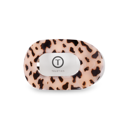 Round Flat Hair Clip | Medium | Blonde Tortoise TELETIES