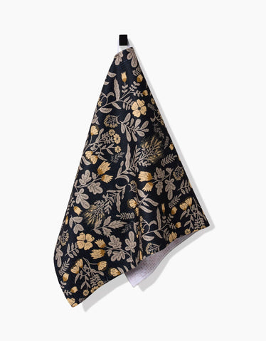 Woodland Wildflowers Tea Towel Geometry