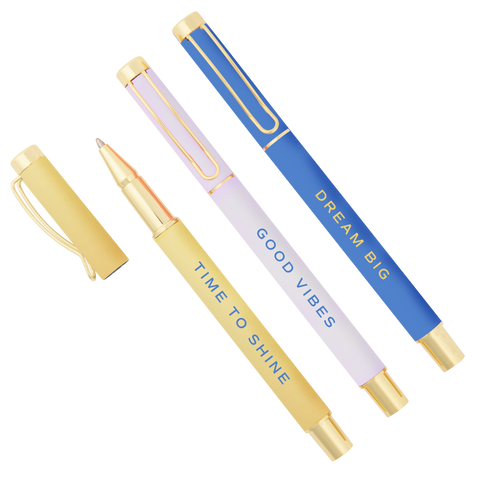 Good Vibes Metal Pen Set - Home Decor & Gifts Sweet Water Decor