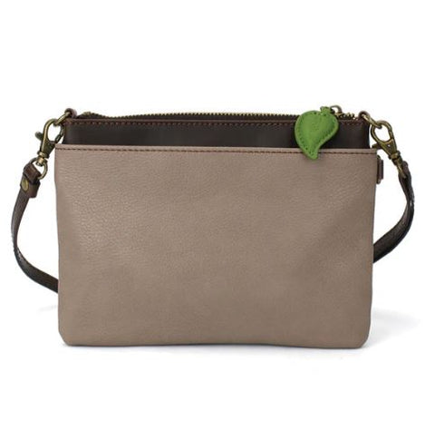Mini Crossbody - Blue Parrot - Warm Gray Chala Handbags