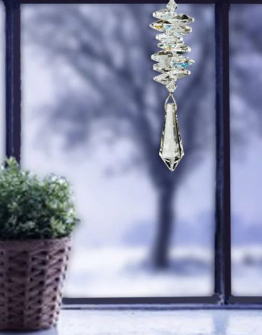 CRYSTAL ICE CASCADE - ICICLE Woodstock Chimes