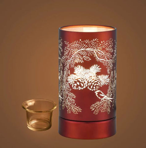 Copper Pinecone Touch Lamp Peterson Housewares