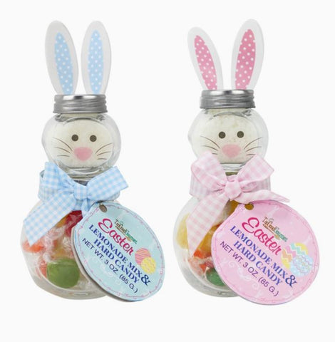 Easter Mini Bunny Jars Lemonade & Candy Set TooGoodGourmet