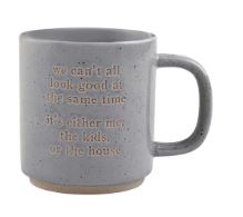 GRAY FUNNY MOM MUG Mud Pie