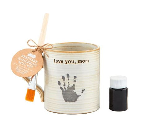 MOM HANDPRINT MUG Mud Pie