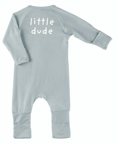 Cozy Romper Little Dude 6-9m Creative Brands