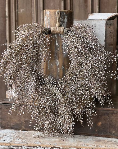 20" Little Luna Hanging Wreath Vintage Floral Imports, Inc.