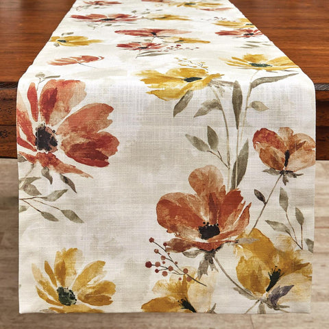Phoenix Floral Table Runner 15x72 Park Designs