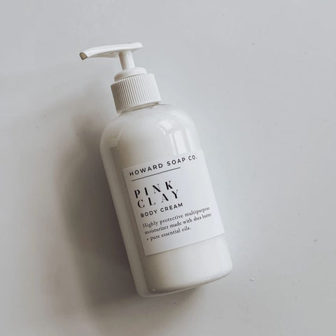 Body Crème - Pink Clay The Howard Soap Co